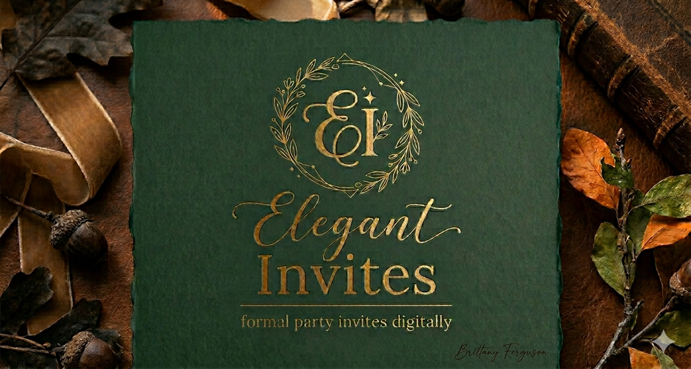 Formal Party Invitation Template | Editable Canva Card